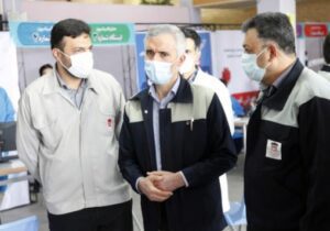 آغاز واکسیناسیون عمومی کووید ۱۹ (کرونا) در ذوب آهن اصفهان