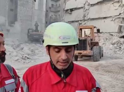 ️ آخرين وضعيت امدادرسانى تيم هاى واكنش سريع هلال احمر ايران در منطقه شعار شهر حلب سوریه