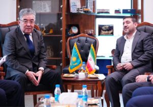 دیدار سفیر قزاقستان در تهران با مدیرعامل سازمان بنادر