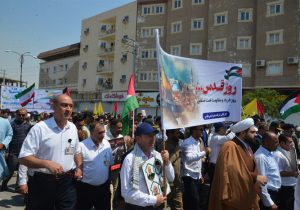 حضور پرشور پارسی های غیور در راهپیمایی روز قدس و حمایت از مردم مظلوم فلسطین